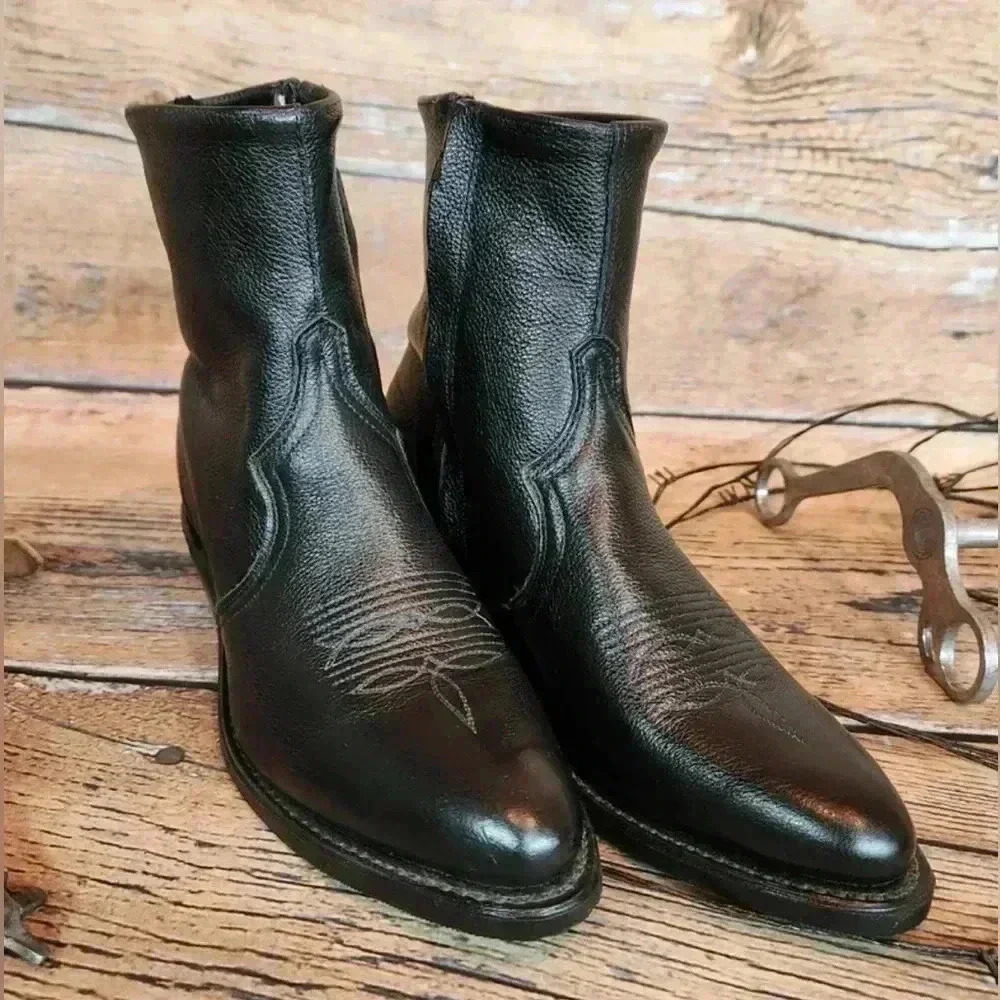 Abilene SAGE SHORT BLACK POINTED TOE Men size 10